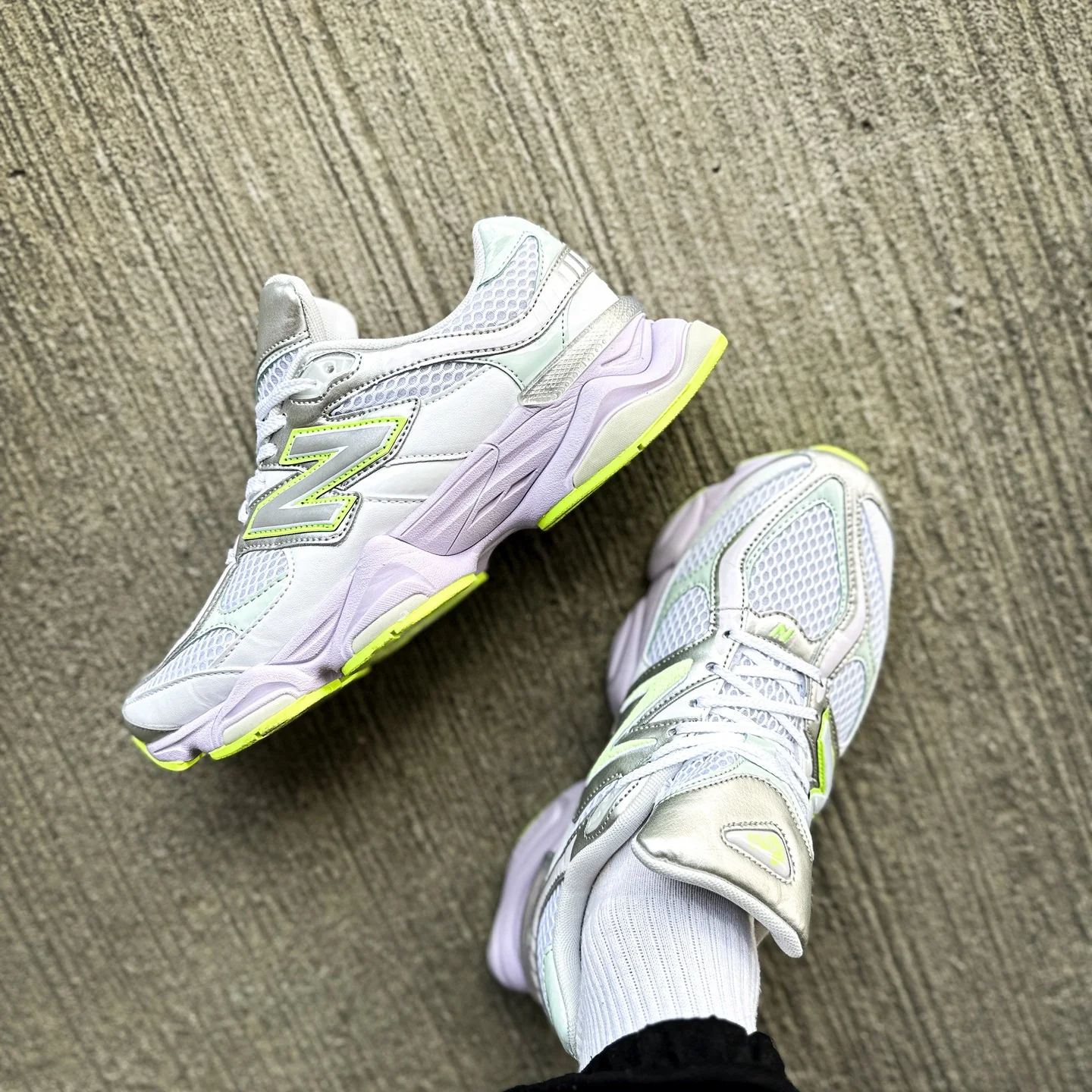 New Balance 9060 White Taro - Image 3