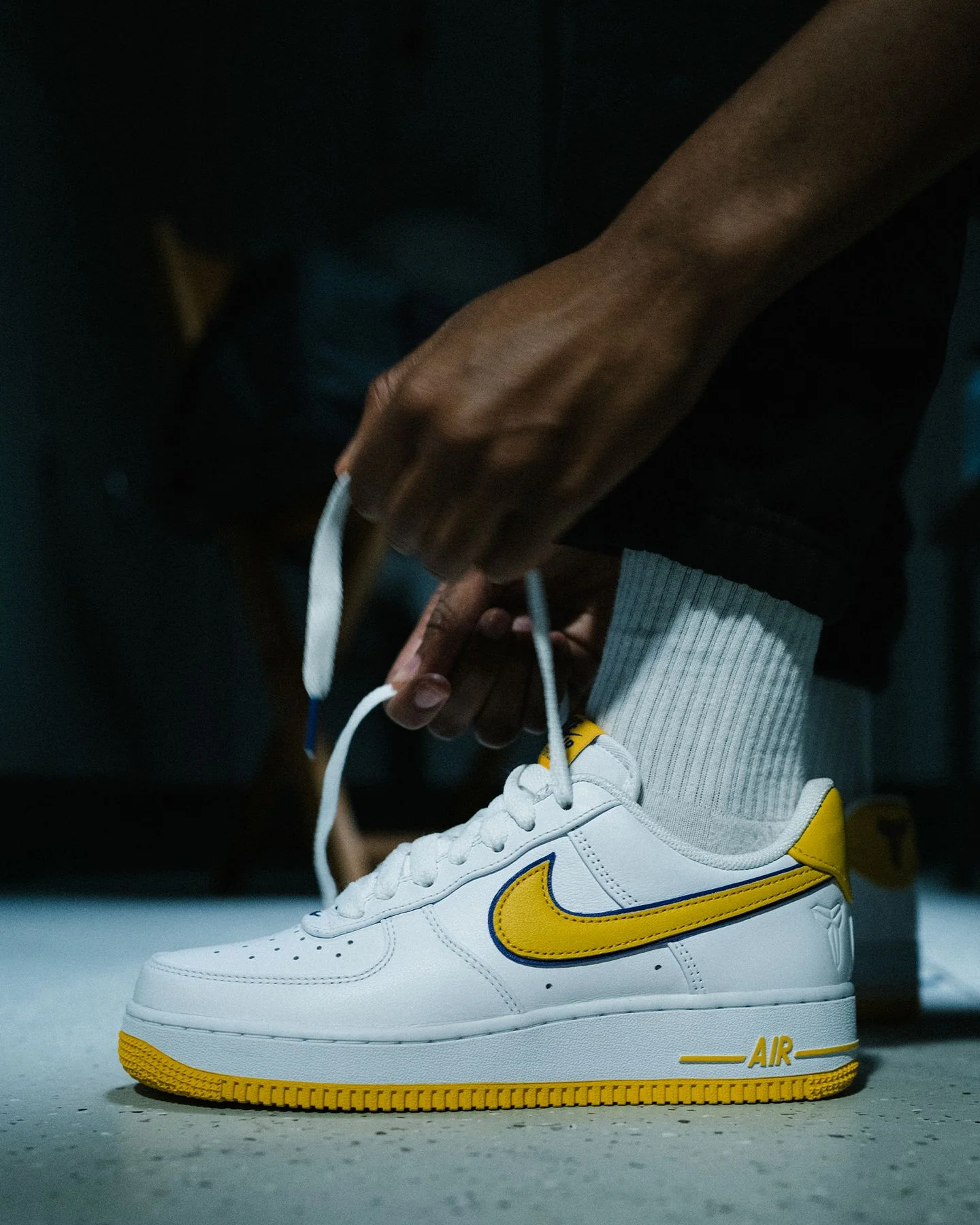 Nike Air Force 1 Low Retro QS Kobe Bryant Lakers Home - Image 2