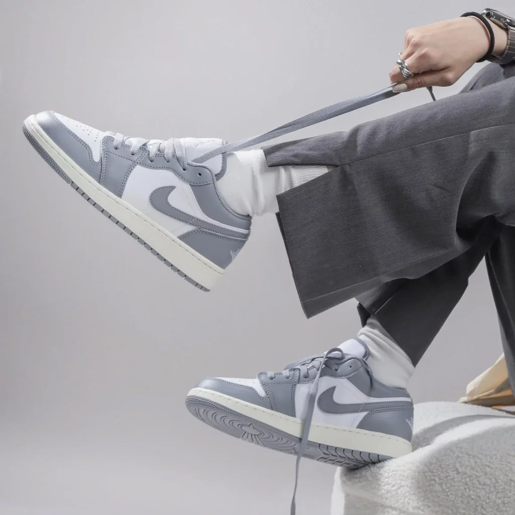 Nike Air Jordan 1 Low Vintage Stealth Grey - Image 4