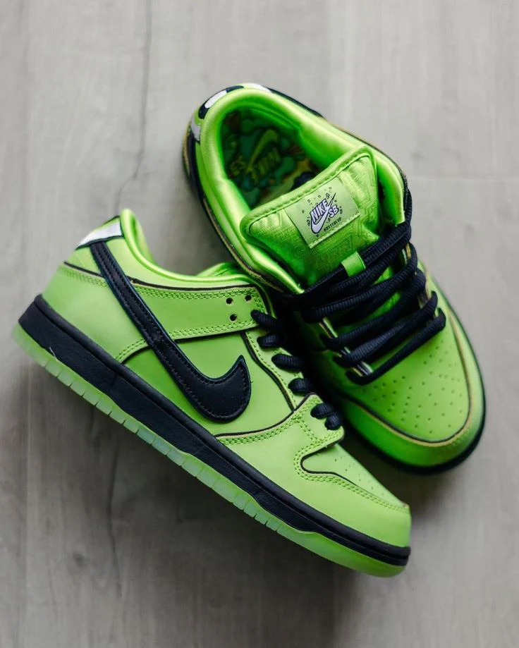 Nike SB Dunk Low The Powerpuff Girls Buttercup - Image 2
