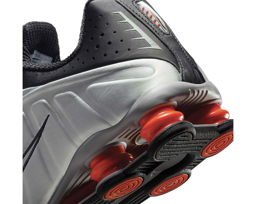 Nike Shox R4 Black Metallic Silver (2025) - Image 4