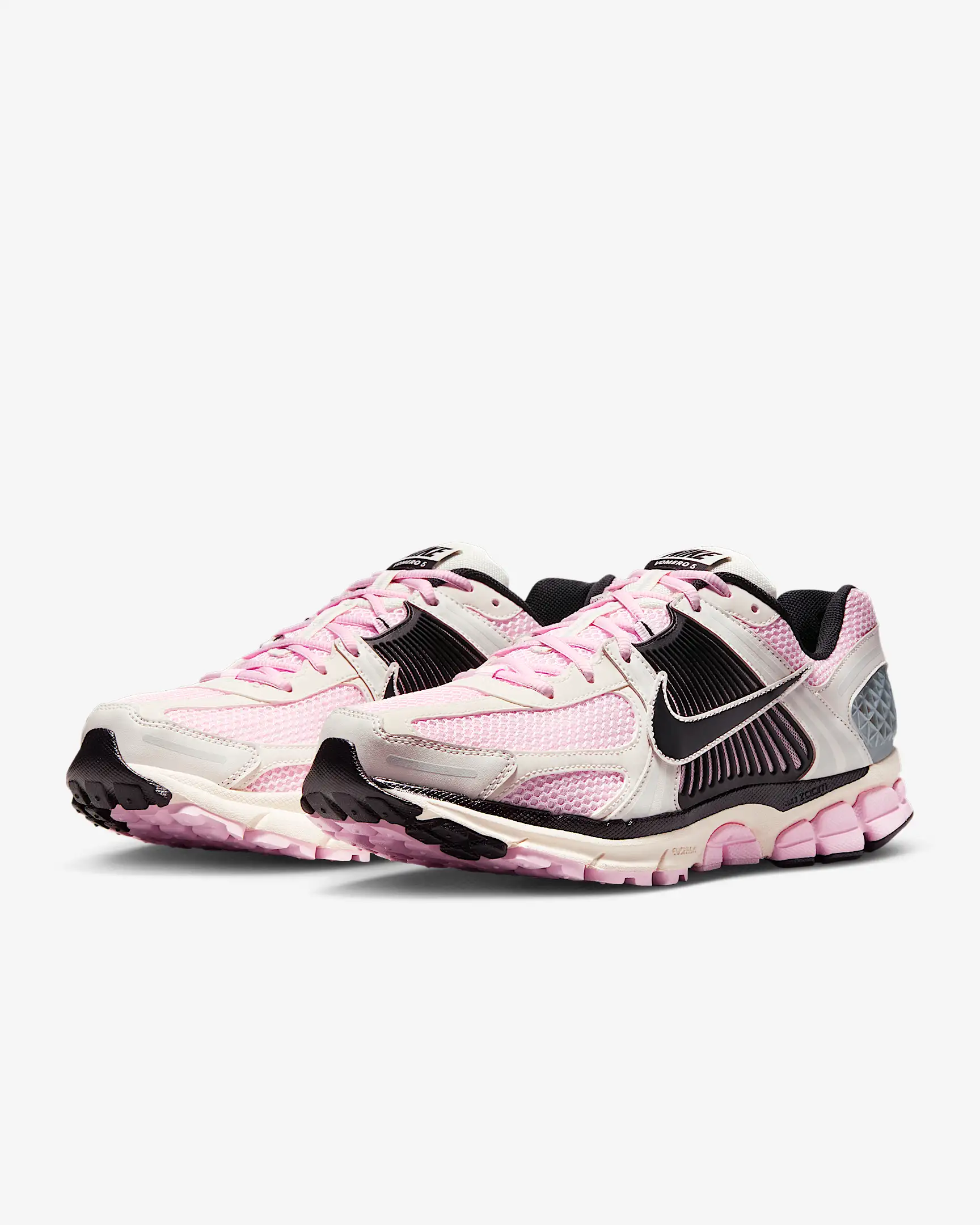 Nike Zoom Vomero 5 Pink Foam Phantom Metallic Platinum Black - Image 3