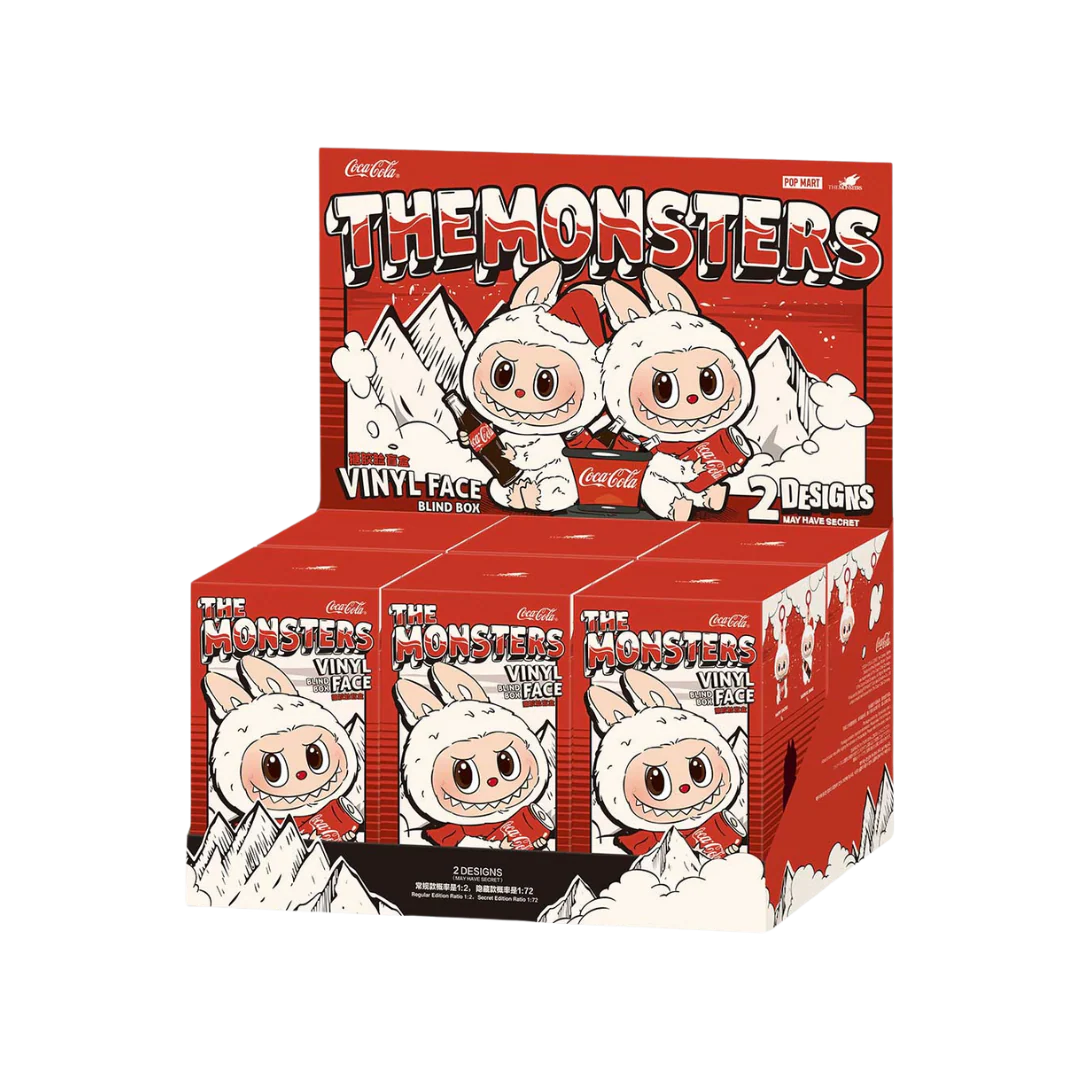 Pop Mart Labubu The Monsters Coca-Cola Vinyl Gezichtsmasker Doos