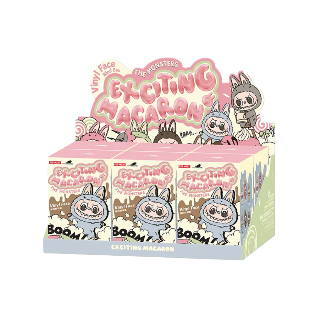 Pop Mart Labubu The Monsters Tasty Macarons Vinyl Face Blind Box