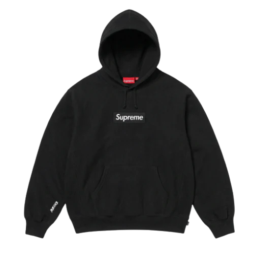 Supreme Box Logo Hooded Sweatshirt Black
