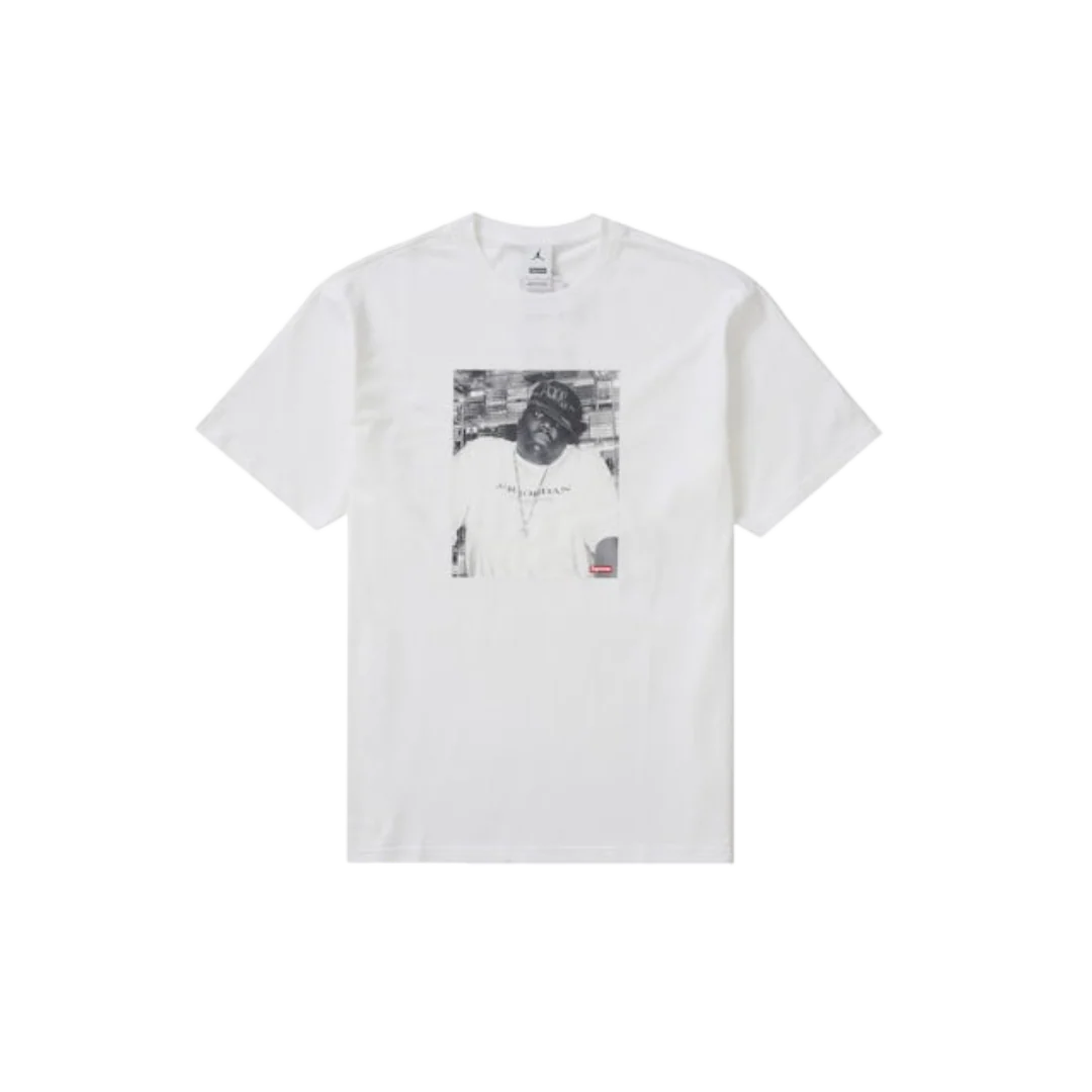 Supreme Jordan Biggie S/S Top White