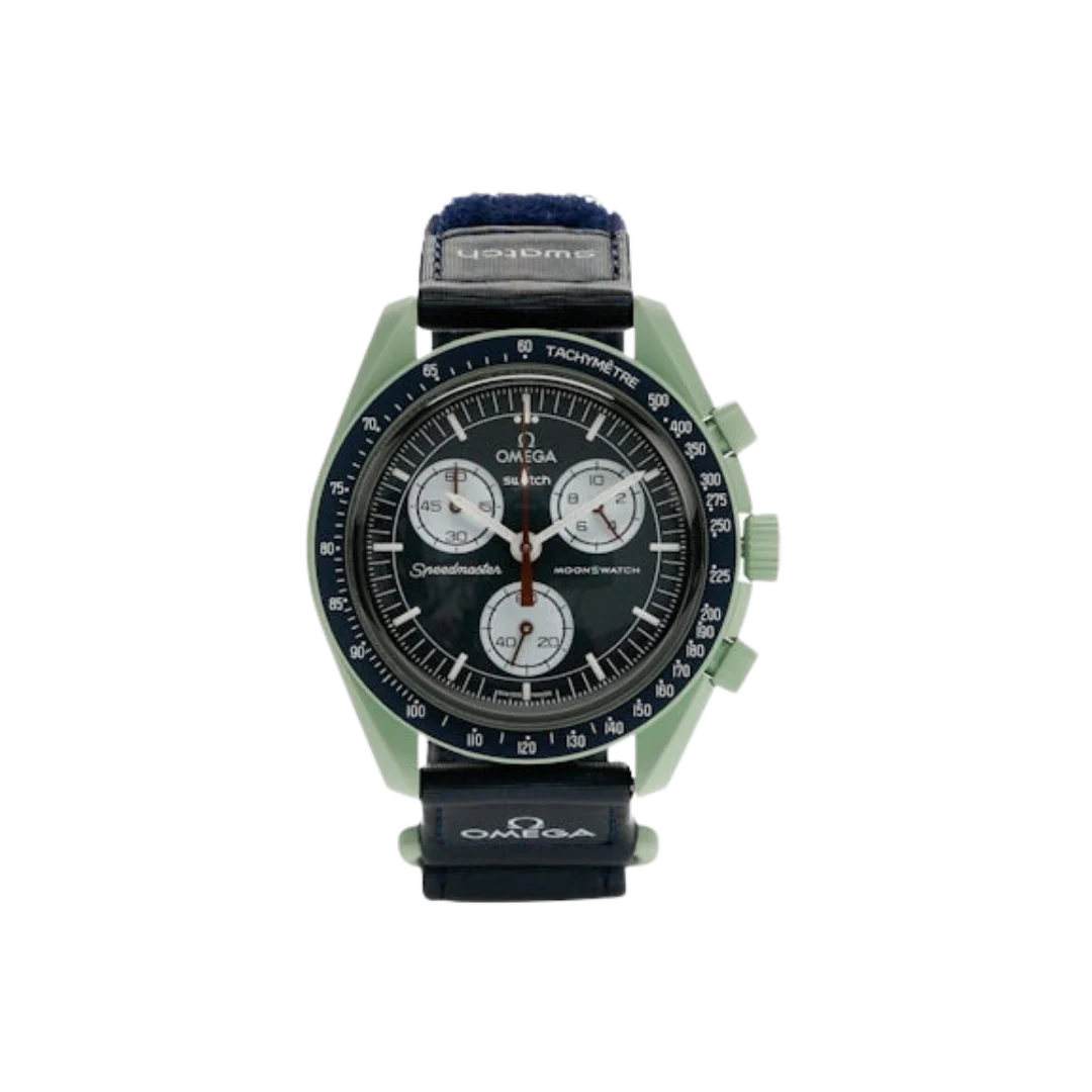 Swatch x Omega Bioceramic Moonswatch Mission to Earth