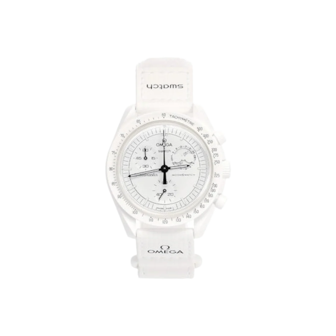 Swatch x Omega Bioceramic Moonswatch Mission To Moonphase Snoopy